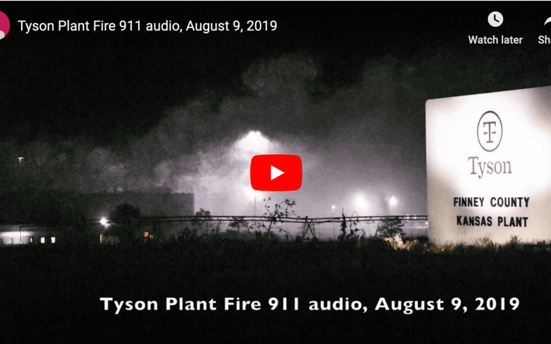 Tyson oil fire